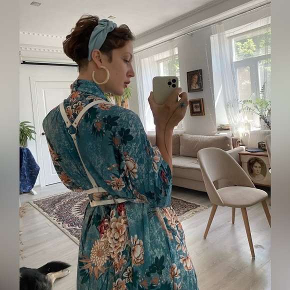 BDSM Chest Leg Straps Harness Panty Women Men Leather Belt Kink Straps - Picture 3 of 17